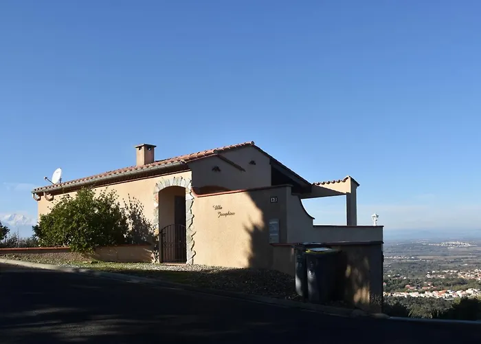 בית נופש Josephine: Vue Magnifique Sur Et Montagnes Laroque-des-Albères